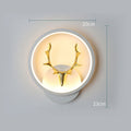 Nordic Antler Magic: Dimmable Remote Control Wall Lamp