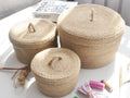 Zen Linen Tabletop Sundries Storage Basket