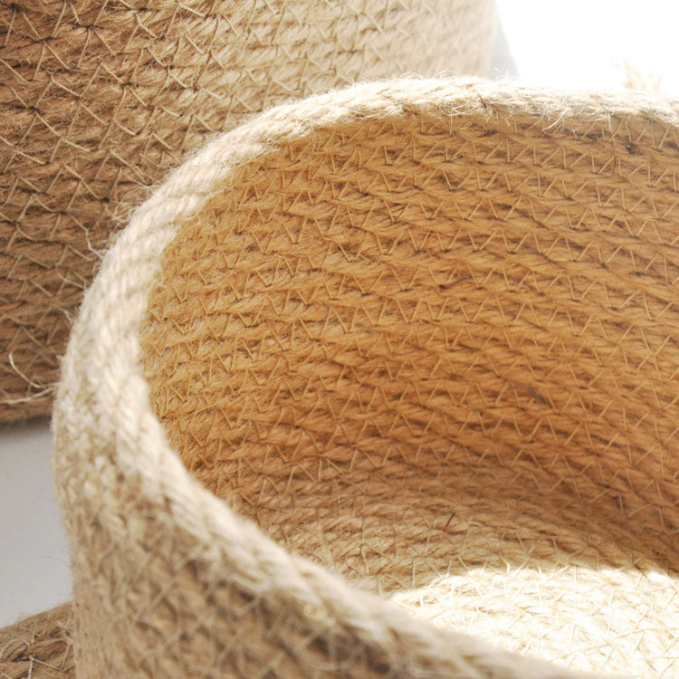 Zen Linen Tabletop Sundries Storage Basket