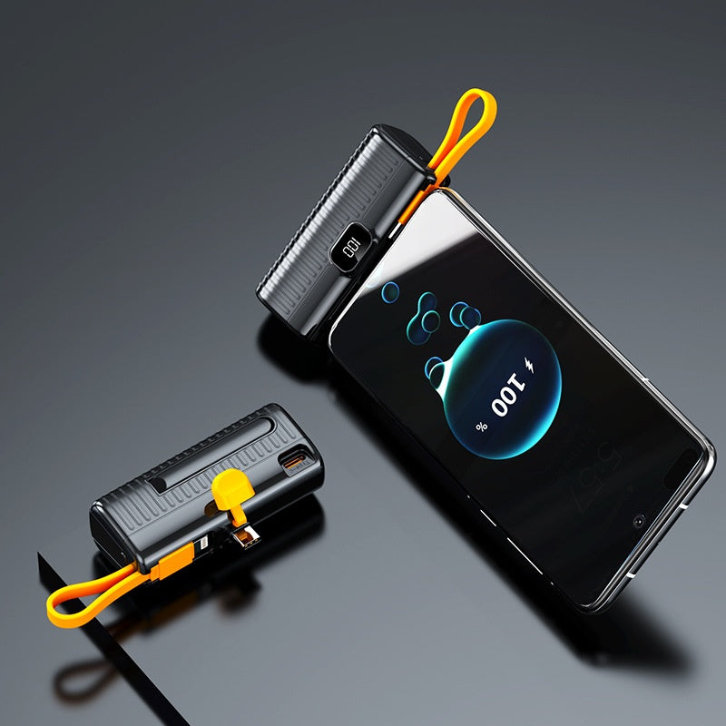 Ultra-Compact Capsule Power Bank: Instant Pocket-Sized Charge