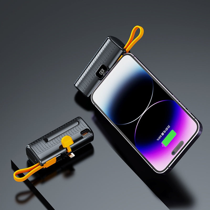 Ultra-Compact Capsule Power Bank: Instant Pocket-Sized Charge