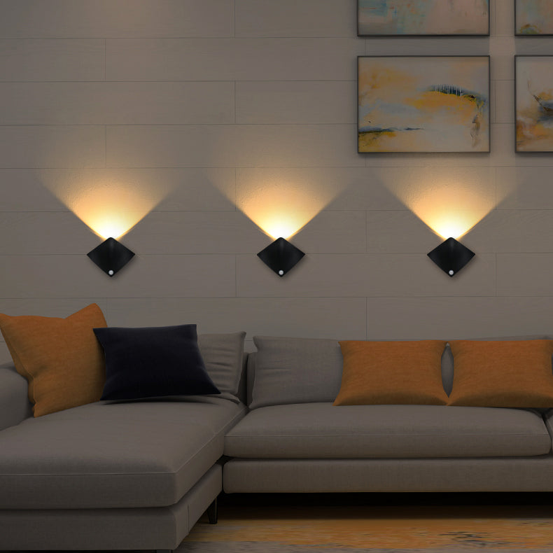 Wireless Motion-Sensing Minimalist LED Wall Lamp