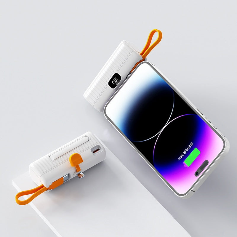 Ultra-Compact Capsule Power Bank: Instant Pocket-Sized Charge