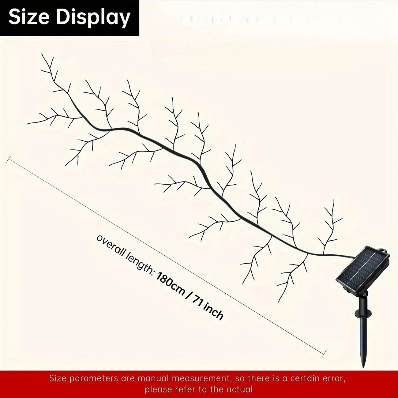 Radiant Solar Willow: Cascading LED Vine Fairy Lights