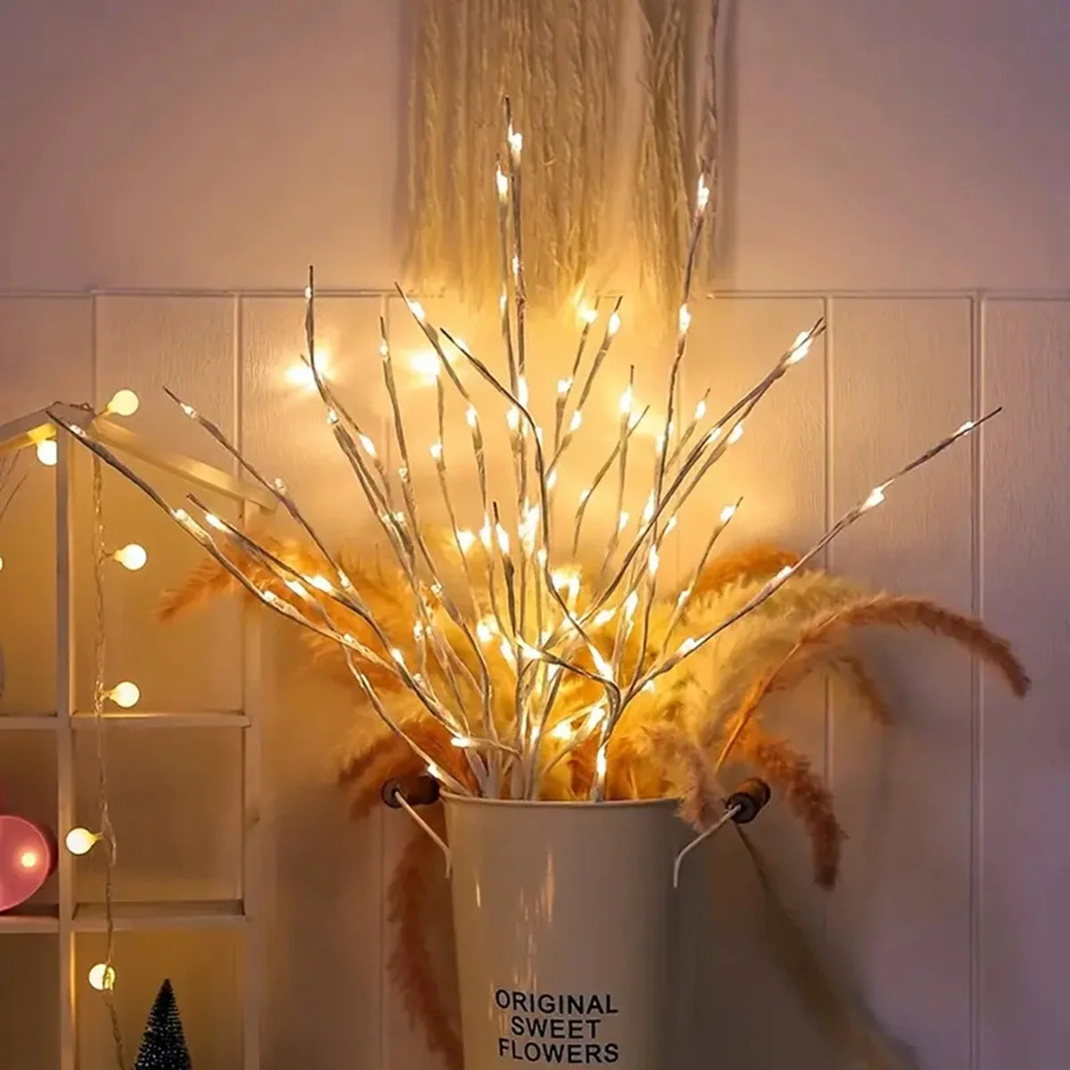White Birch Branch LED