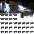 Solar Glow Outdoor Deck & Garden Pathway Lights