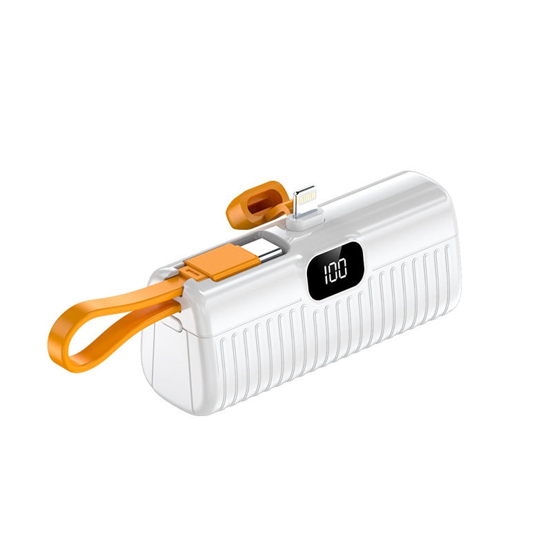 Ultra-Compact Capsule Power Bank: Instant Pocket-Sized Charge