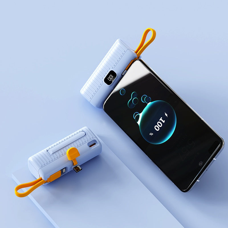 Ultra-Compact Capsule Power Bank: Instant Pocket-Sized Charge