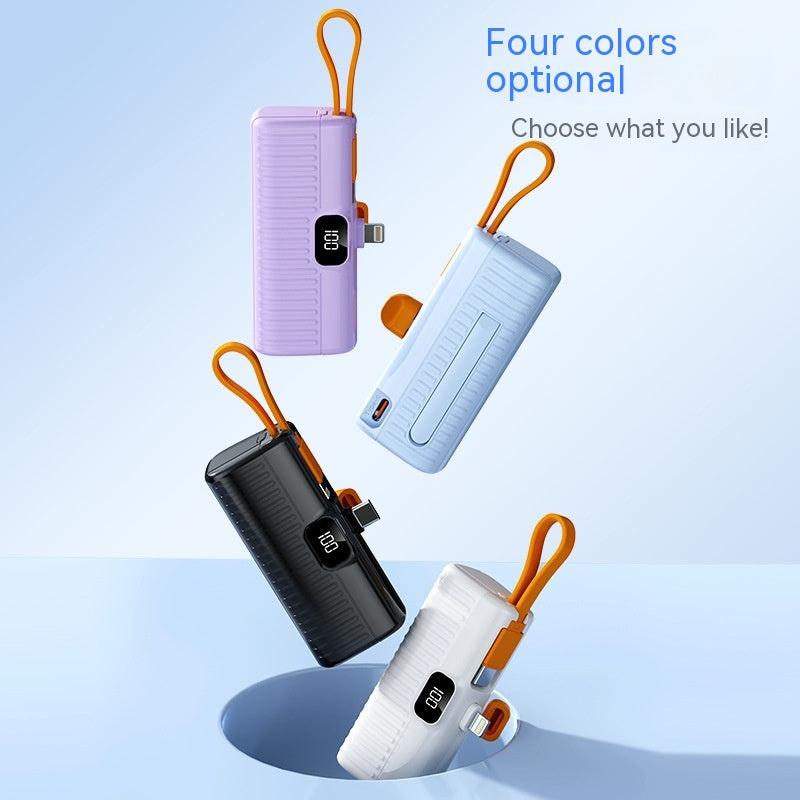 Ultra-Compact Capsule Power Bank: Instant Pocket-Sized Charge