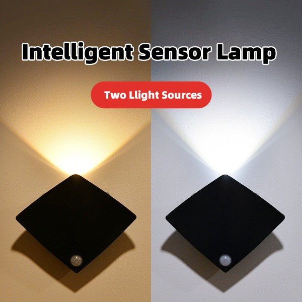 Wireless Motion-Sensing Minimalist LED Wall Lamp